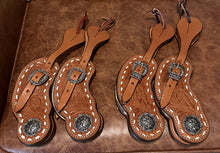 Load image into Gallery viewer, Buckstitch Concho Spur Straps
