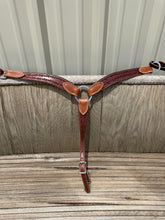 Load image into Gallery viewer, Breast Collar 3 piece Heavy Harness Leather
